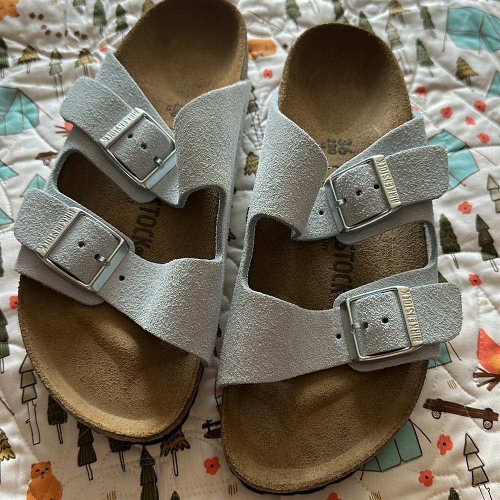 NEW Light Blue Suede Birkenstock! - Picture 3 of 3